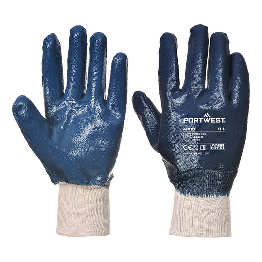 Portwest Nitrile Knitwrist Glove (A300)