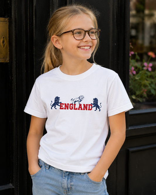 England Promo Kids T-Shirt in White