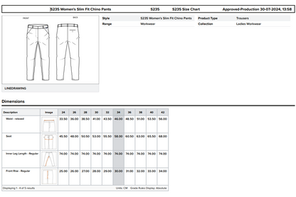 Ladies Harrier Stretch Trousers (2160)