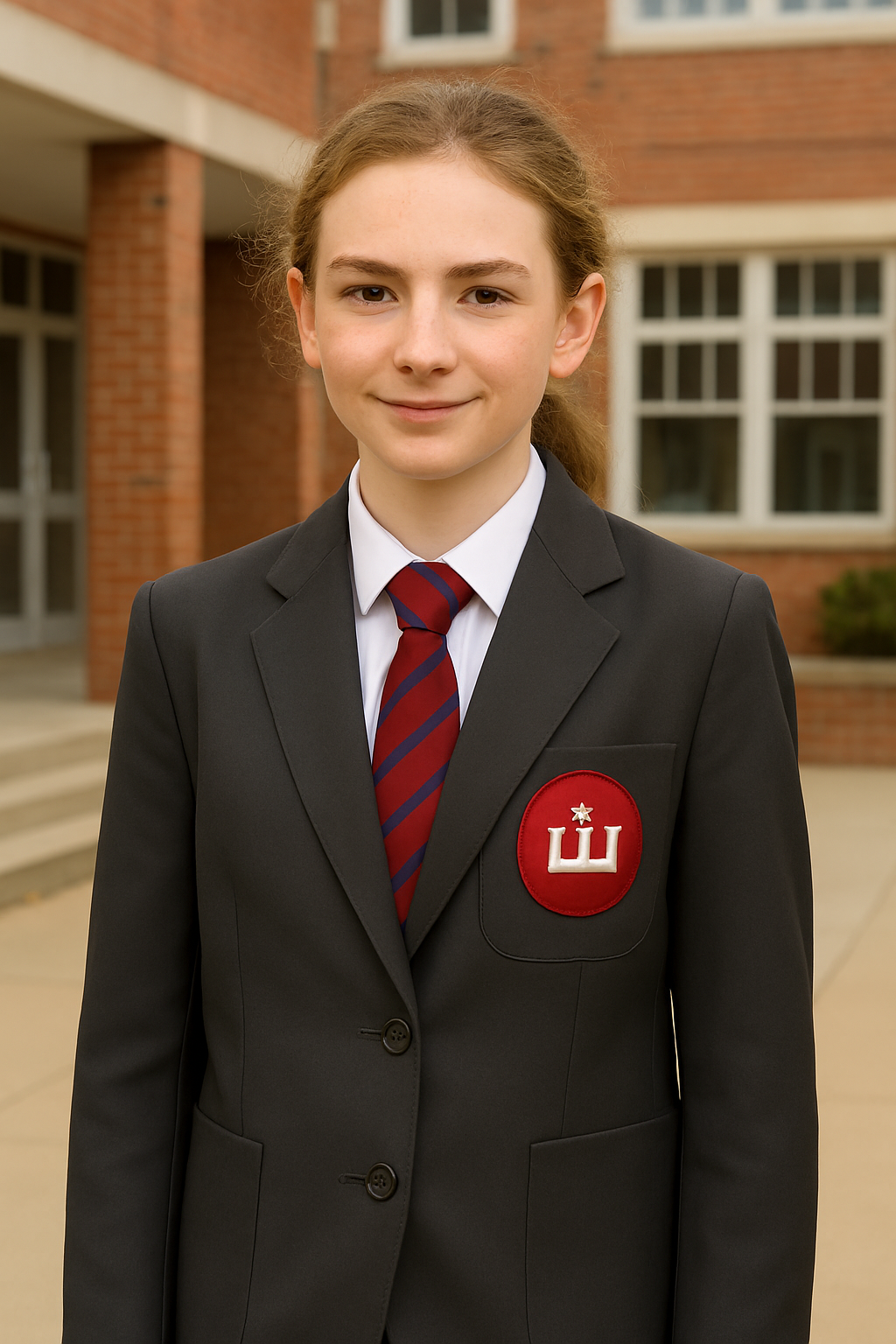 Navy Blazer with KES Embroidered Logo