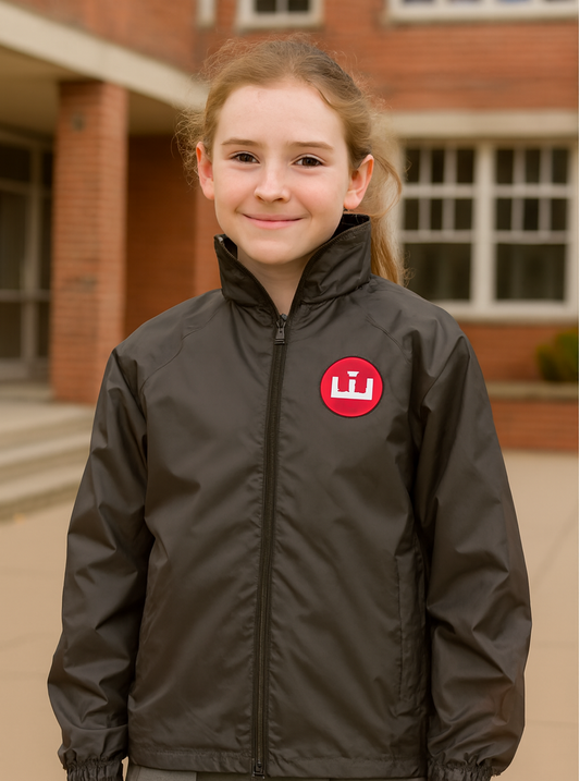 Windbreaker Waterproof Jacket with KES Printed Logo