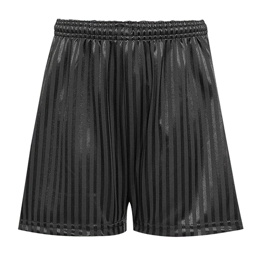 Black Plain Shadow Shorts