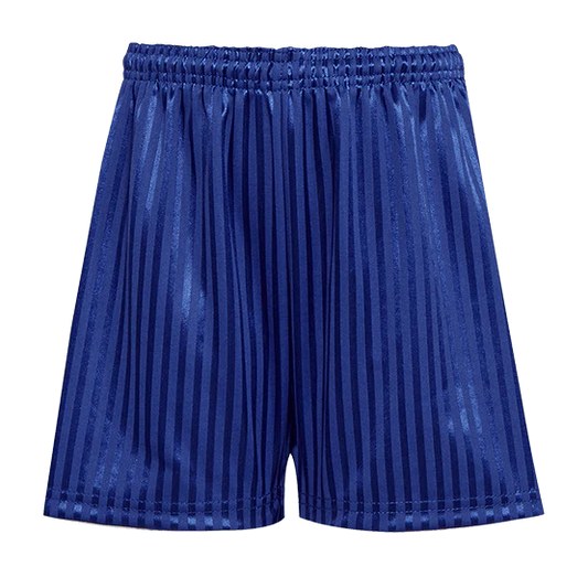 Dark Royal Blue Shadow PE Shorts with St Germans Embroidered Logo