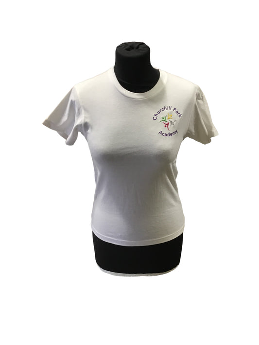T-Shirt with Churchill Park Academy Embroidery