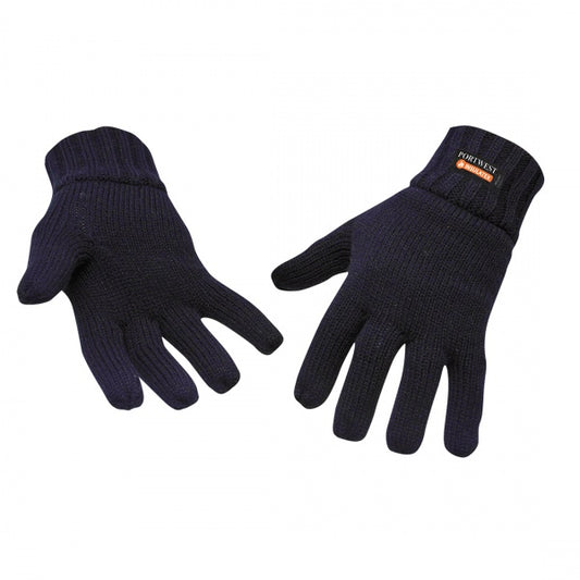 Portwest Insulated Knit Glove Navy (GL13)