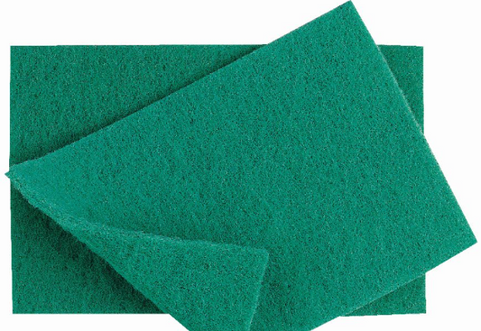 Scourer Pad 15x23cm Pack of 10 Green (826)