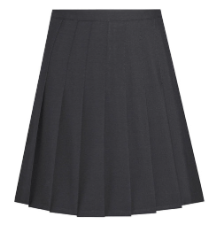 Black Pleated Skirt with KLA Embroidered Logo