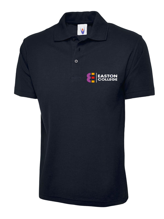 Classic Polo Shirt in Navy with Easton Embroidery - Level 2
