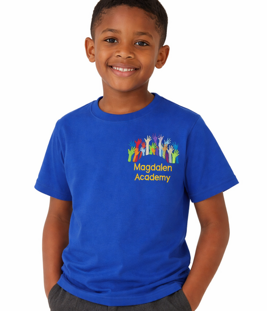 Royal PE T-Shirt with Magdalen Embroidered Logo