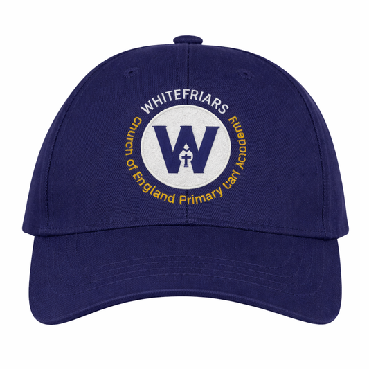 Navy Cap with Whitefriars Embroidered Logo