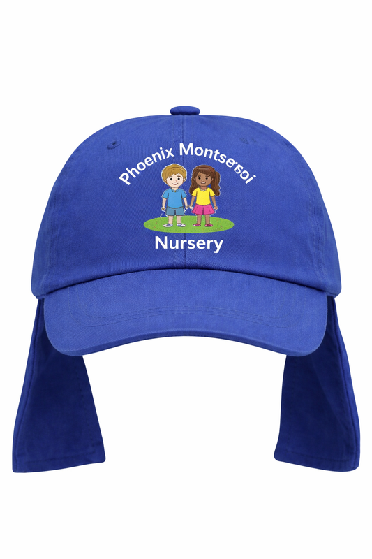 Royal Legionnaire Hat with Phoenix Montessori Embroidered Logo