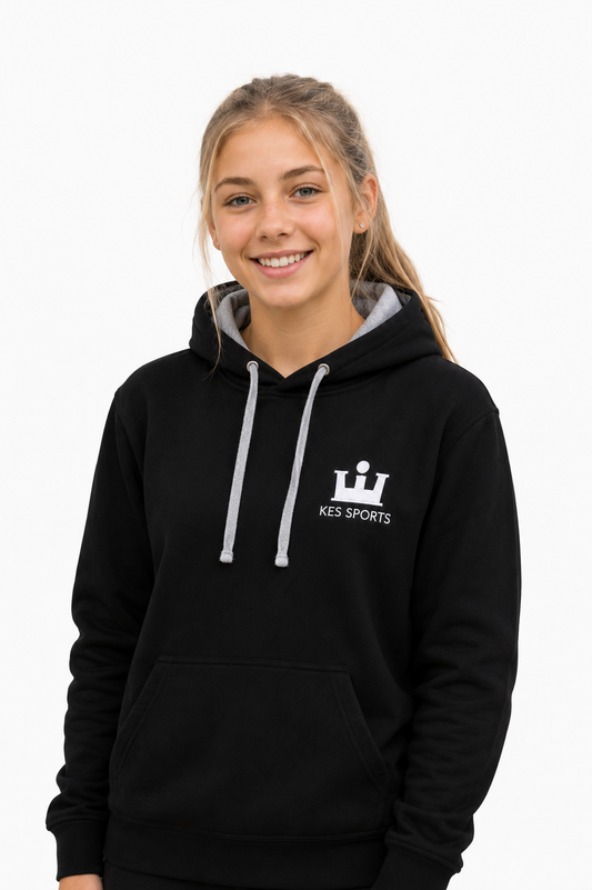 SIXTH FORM - Hoodie With KES Sport Embroidered Logo