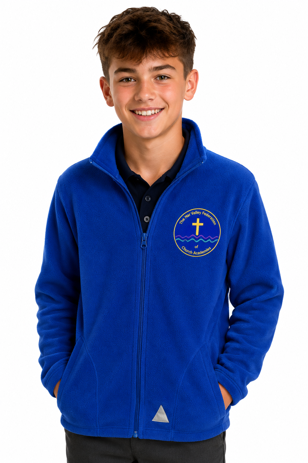YEAR 6 Royal Fleece with Nar Valley Federation Embroidered Logo