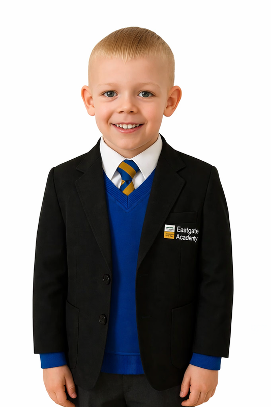 Black Blazer with Eastgate Embroidered Logo