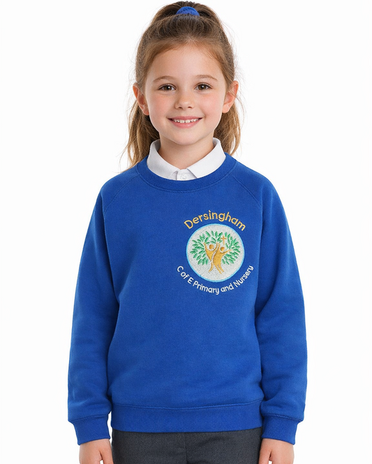 Royal Sweatshirt with Dersingham Embroidered Logo