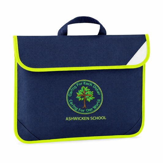 Navy Book Bag with Ashwicken Printed Logo