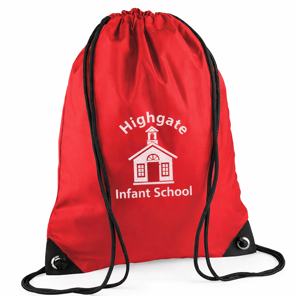 Red PE Bag with Highgate Printed Logo