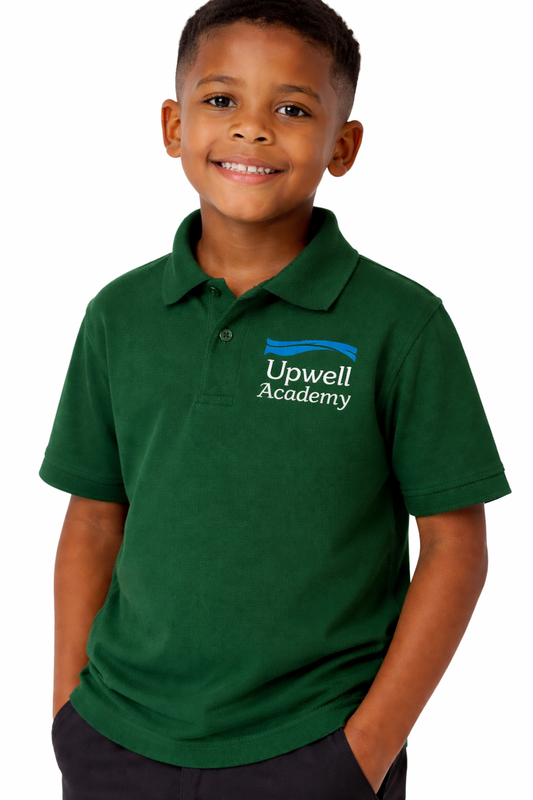 Bottle PE Polo Shirt with Upwell Embroidered Logo