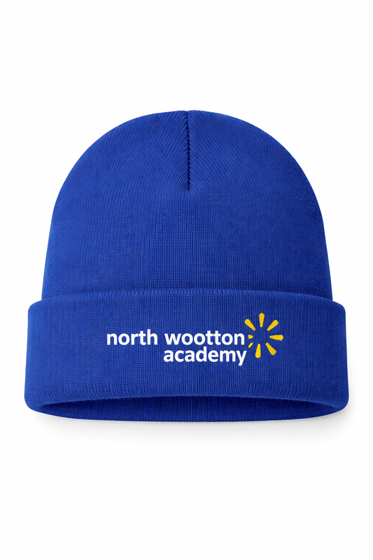 Royal Child's Beanie Hat with North Wootton Embroidered Logo