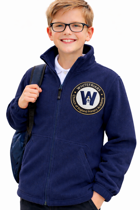 Navy Microfleece with Whitefriars Embroidered Logo