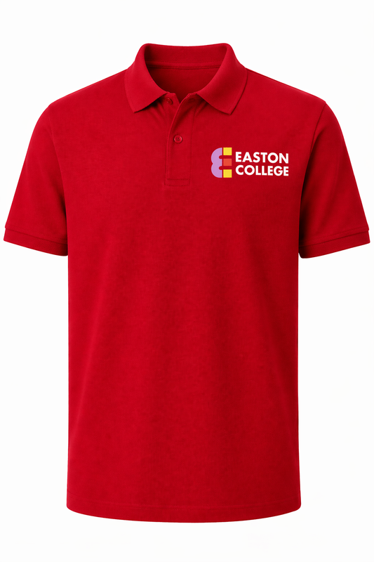 Red Polo with Easton Printed Logo
