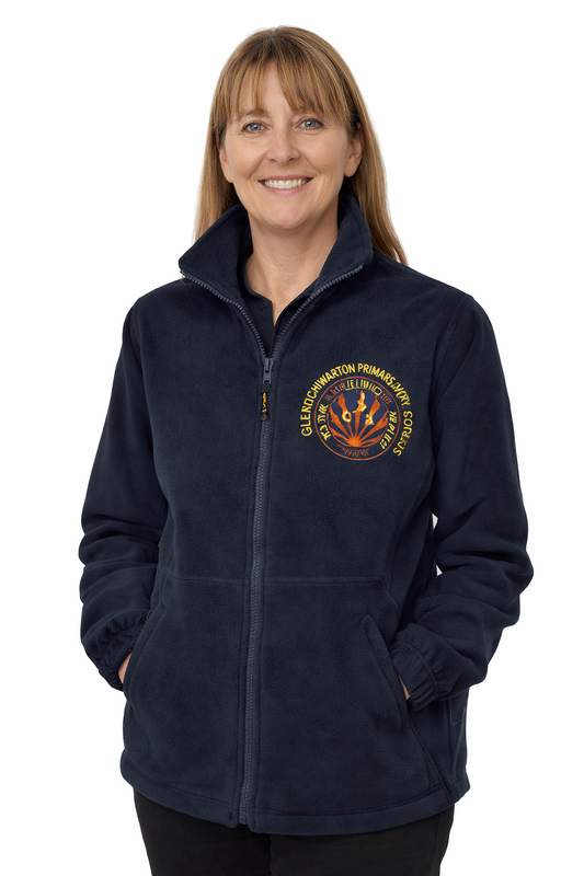 STAFF Navy Microfleece with Clenchwarton Embroidered Logo