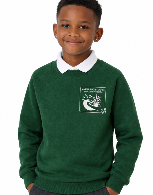 Bottle Sweatshirt with Marshland Embroidered Logo