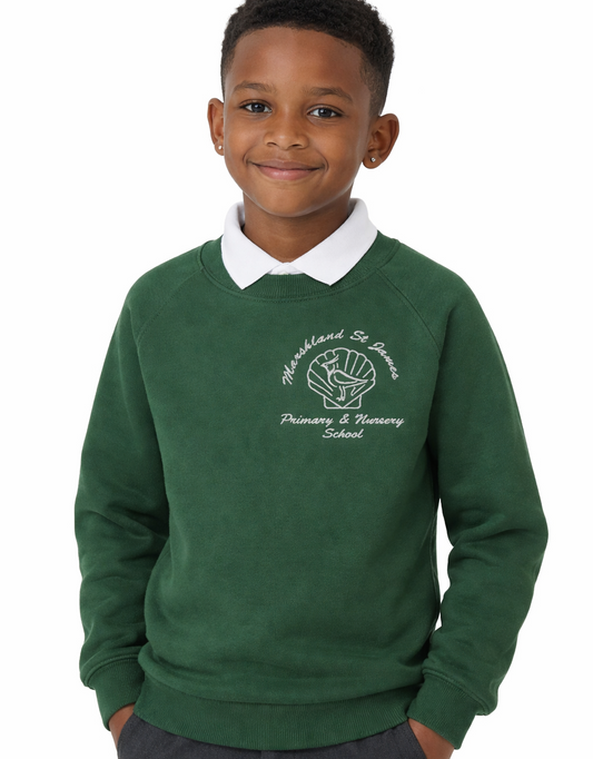 Bottle Sweatshirt with Marshland Embroidered Logo
