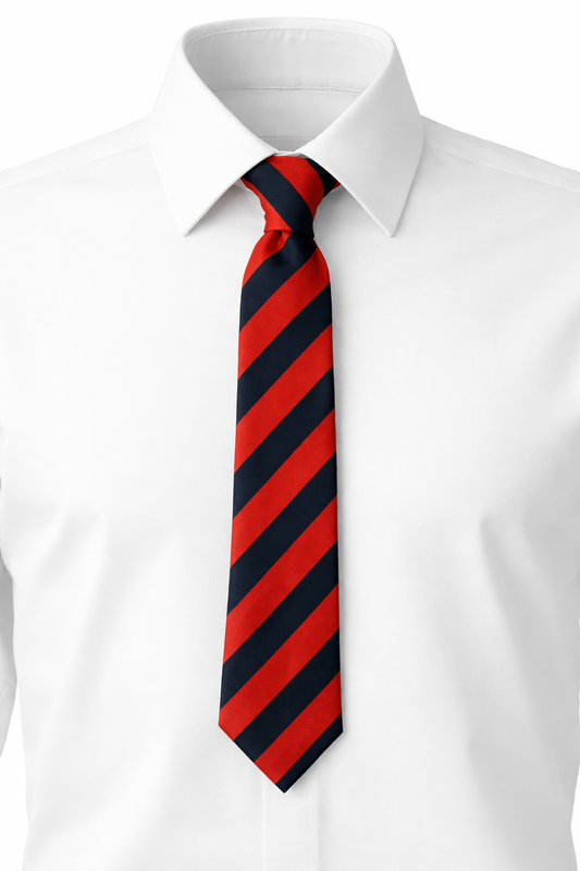 Hunstanton Red/Navy Clip On Tie