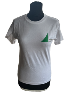 White PE T-Shirt with Nelson Print