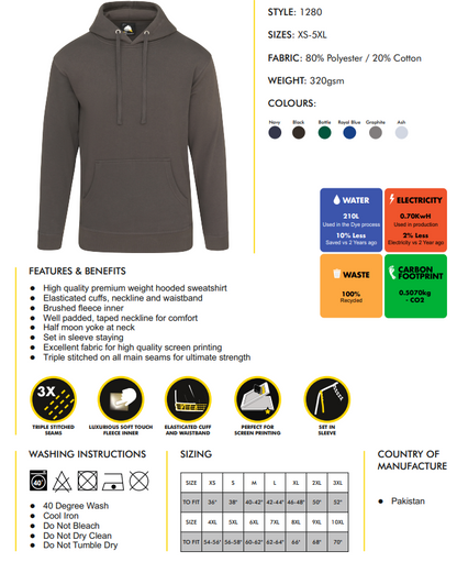 ORN Owl Hooded Sweatshirt (1280)