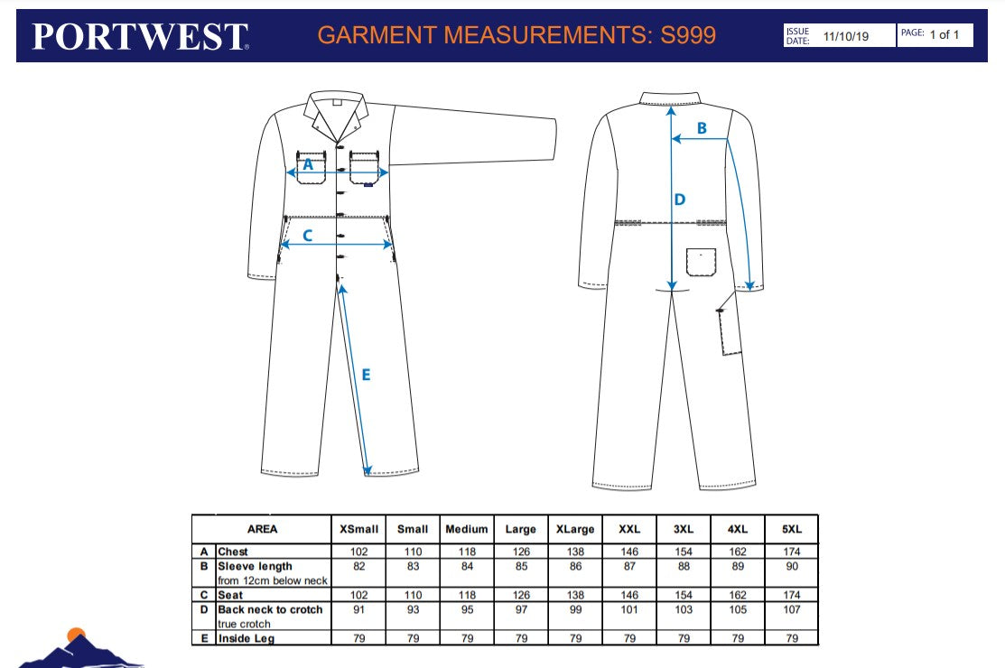 Boilersuit in Navy with Easton Embroidered Logo [Animal Studies HE]