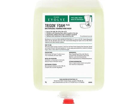 Evans Trigon Plus Foaming Soap 1ltr x 6 (A063BEV)