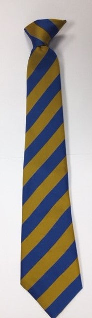 Eastgate Academy Royal/Gold Clip On Tie