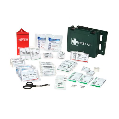 Standard Range First Aid Kit Complete with Wall Brackets (MK321)