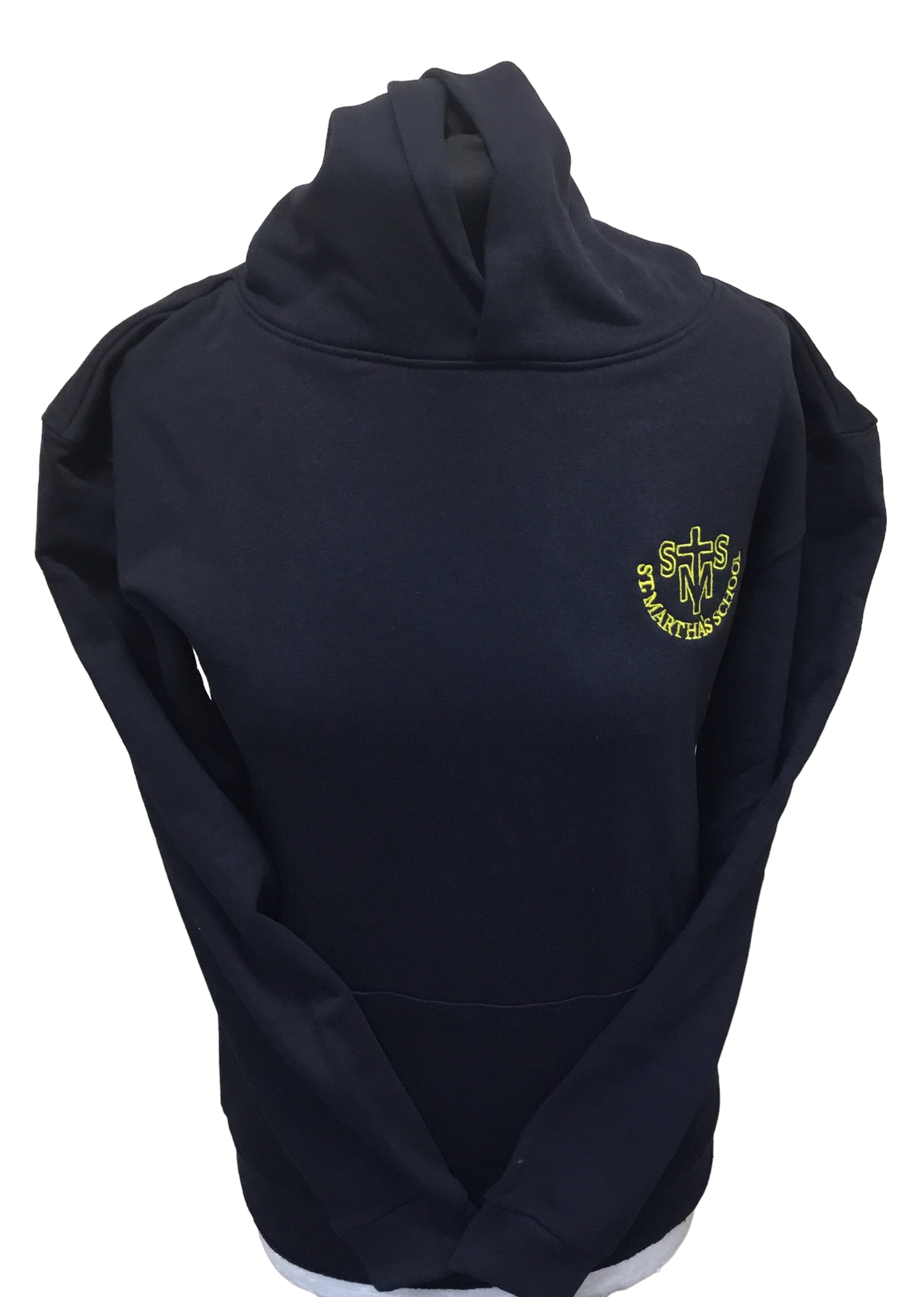 Navy PE Hoodie with St Martha's embroidery