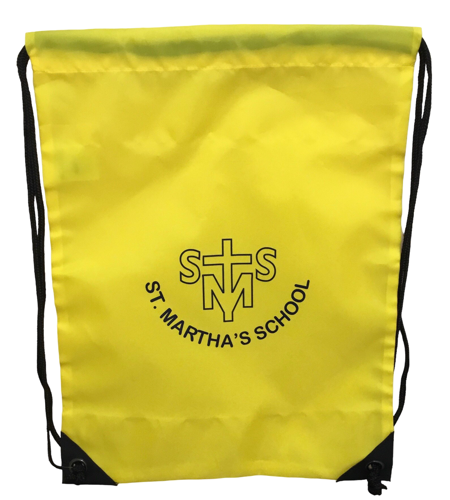 Yellow PE Bag with St. Martha's School Print