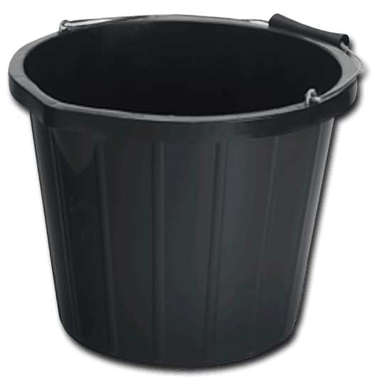 Industrial 15 Litre Bucket Black (754)