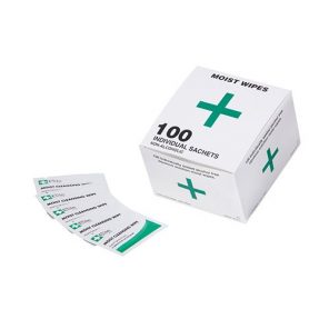 Moist Cleansing Wipes (Box of 100) (MK82124)