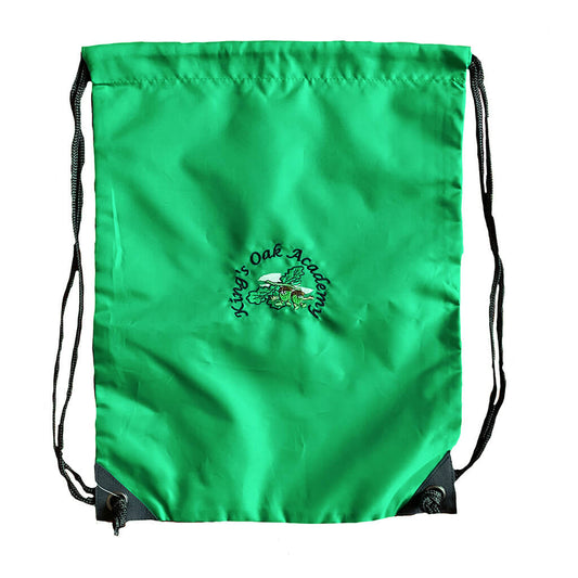Kelly Green PE Bag with Kings Oak Embroidery