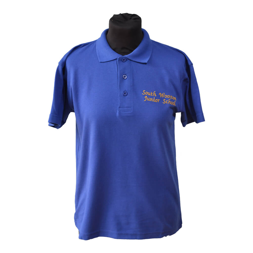 Polo Shirt with South Wootton Junior Embroidery