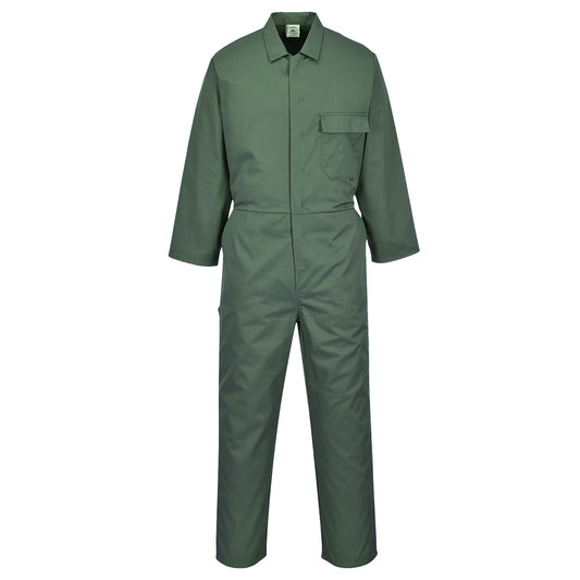 Standard Coverall in Bottle Green with CCN Embroidery (Aviation)