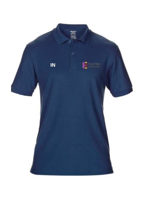 Mens Classic Polo Shirt in Navy with Easton Embroidery (Equine)