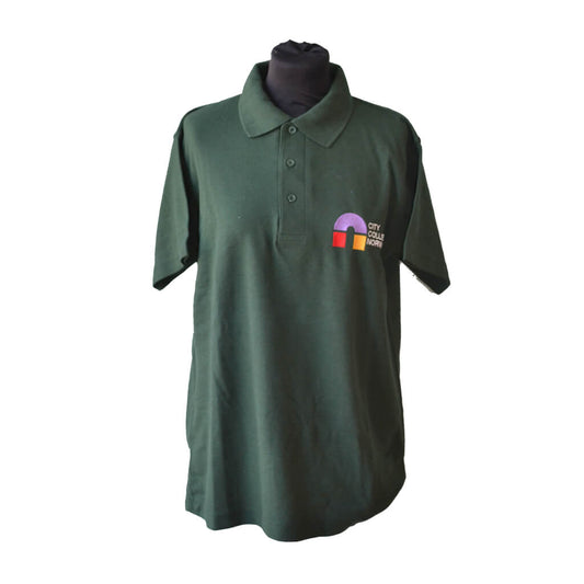 Classic Bottle Green Polo shirt with CCN Embroidery