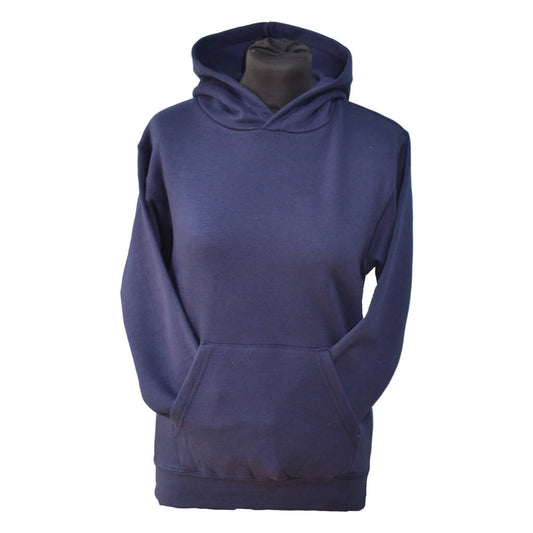 Navy PE Hoodie with South Wootton Junior Back Print