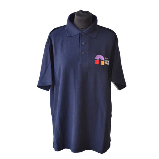Classic Navy Polo with CCN Embroidery