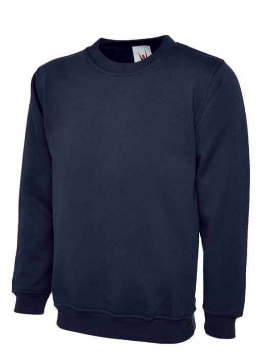 Premium Sweatshirt in Navy with Easton Ticket Embroidery