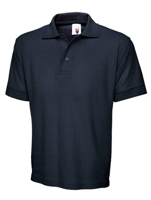 Premium Polo in Navy with Easton Ticket Embroidery