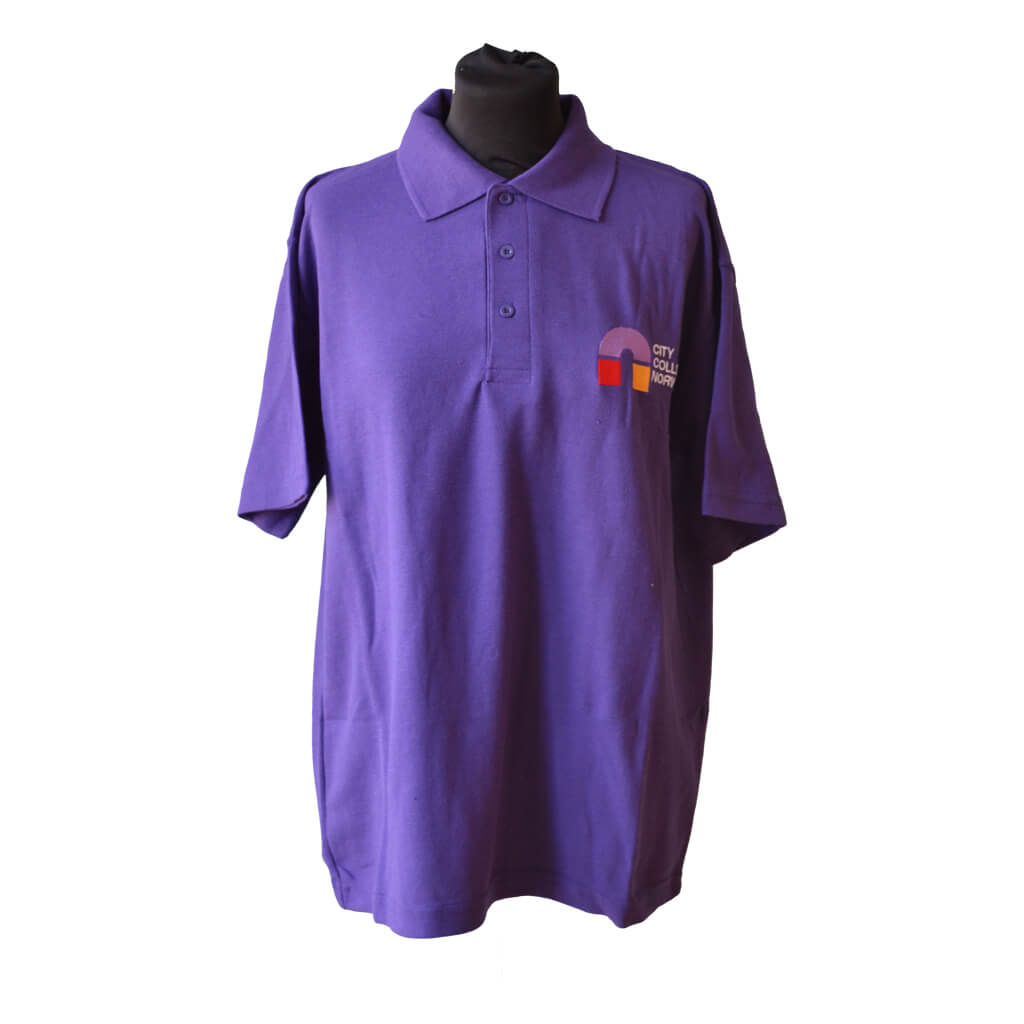 Classic Polo in Purple with CCN Embroidery