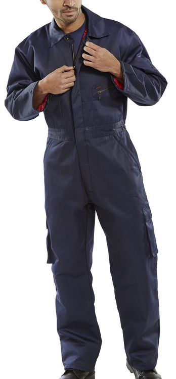 Click Quilted Boilersuit Navy (QBS)